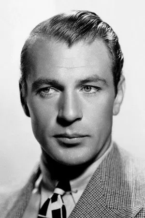 Photo of American film actor Gary Cooper.