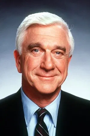 Photo of Canadian and naturalized American actor and comedian Leslie Nielsen.