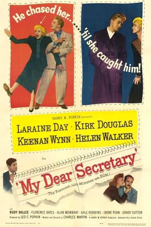 My Dear Secretary 1948 Movie Portrait Poster Image.