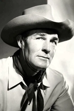 Photo American Actor Randolph Scott.