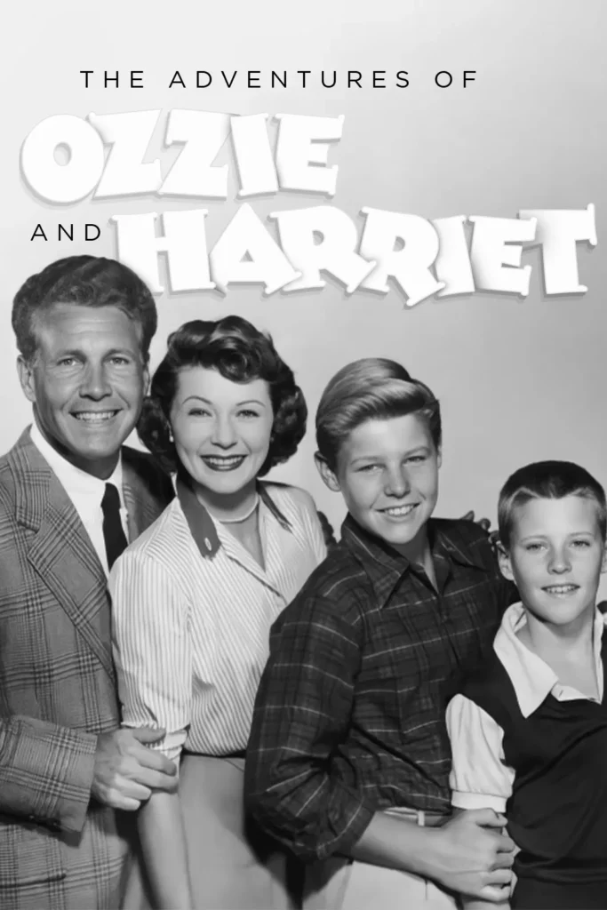 The Adventures of Ozzie and Harriet TV show portrait poster image.